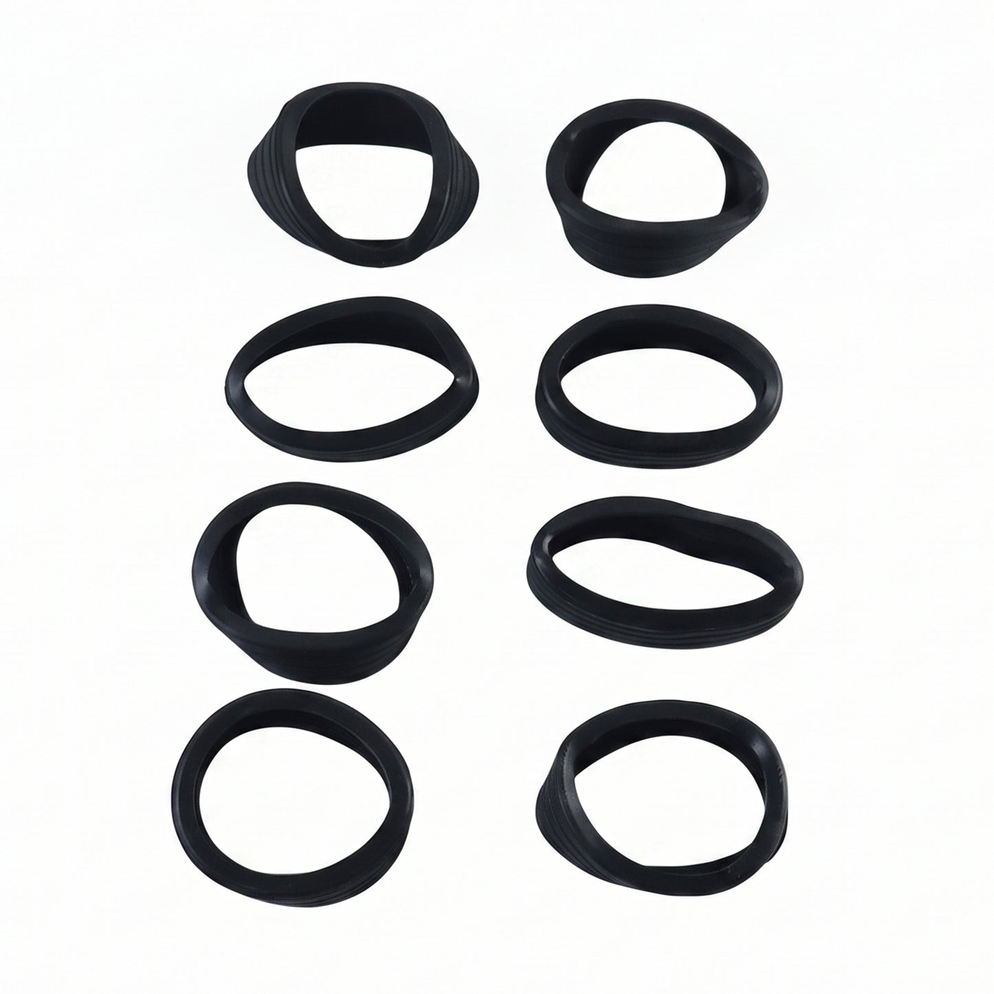 Silicone Luggage Wheel Cover Noise Reducing Protector For Suitcase (8 Pc Set)