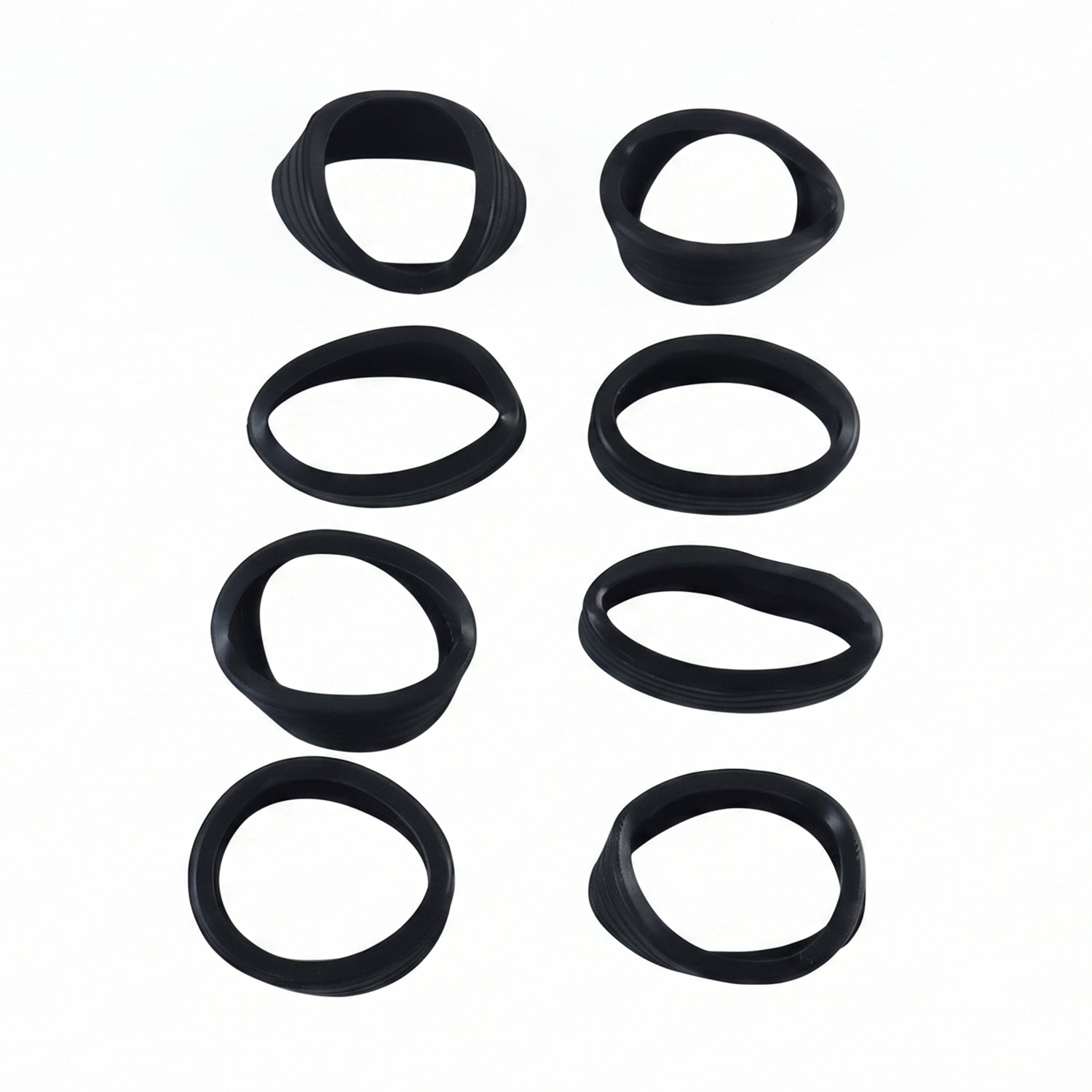 Silicone Luggage Wheel Cover Noise Reducing Protector For Suitcase (8 Pc Set)