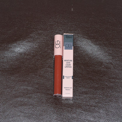 Wukusy OG Beauty Coffee Cuddle Moisture Lock Liquid Lipstick in 4.5 ml, showcasing the sleek tube and applicator.
