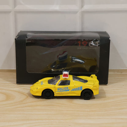 Police Design Mini Toy Car Pull-back Friction Racing Car For Kids (1 Pc)