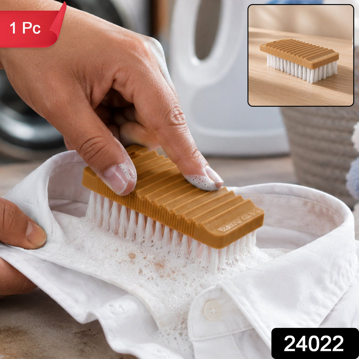 Plastic Multipurpose Cleaning Brush With Strong Bristles For Home Cleaning (1 Pc)