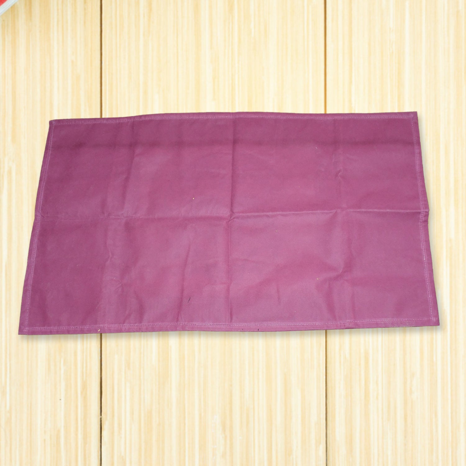 Wukusy 8889 cotton fridge top cover set with peacock design, dustproof, includes 6 utility side pockets for standard refrigerators.