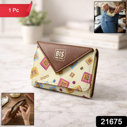 Premium Stylish Compact Foldable Wallet 1 Pc