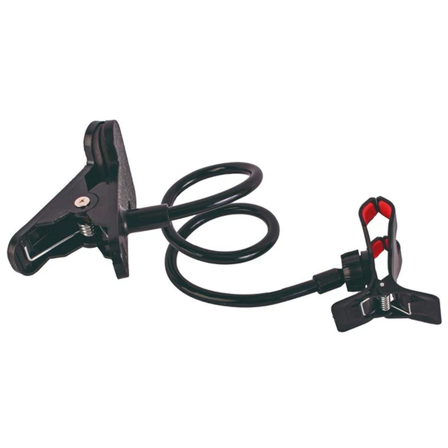 Wukusy 360-degree flexible foldable metal lazy stand bracket for mobile devices, showing adjustable design and portable metal construction.
