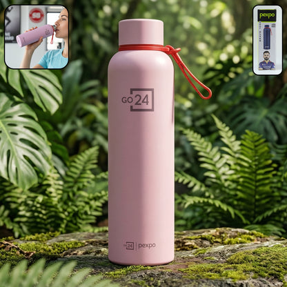 Pexpo Bravo Vacuum Insulated Hot  Cold Stainless Steel Water Bottle 1000 Ml