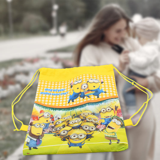 Wukusy small Dori bag for kids, a drawstring haversack backpack with playful design, ideal for birthday party favors or gifts.