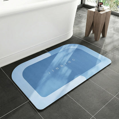 Super Absorbent Water Soaking Bathroom Floor Mat (1 Pc 120x74 Cm)