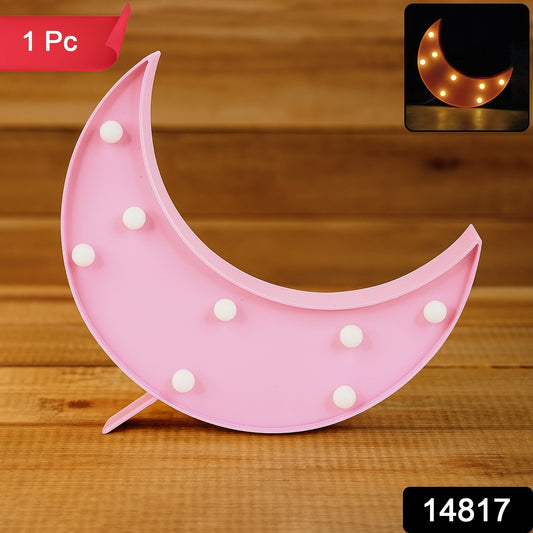 Moon Shaped Led Decorative Night Light (1 Pc)