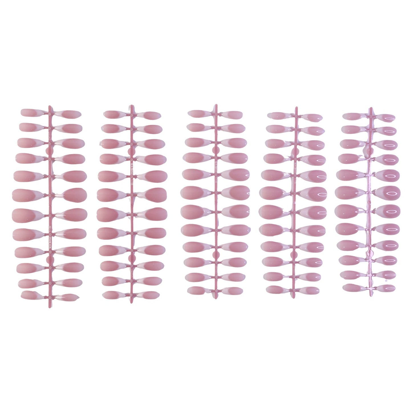 Artificial Nail Tips Set  Elegant French Manicure At Home