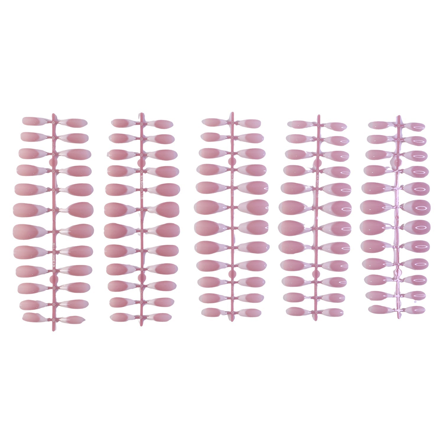 Artificial Nail Tips Set  Elegant French Manicure At Home