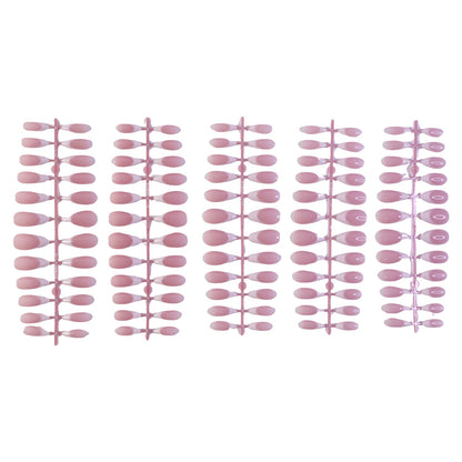 Artificial Nail Tips Set  Elegant French Manicure At Home