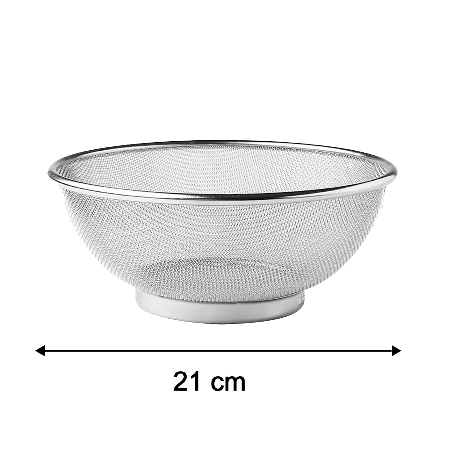 Stainless Steel Mesh Strainer Bowl Colander For Rinsing And Draining Food (1 Pc)