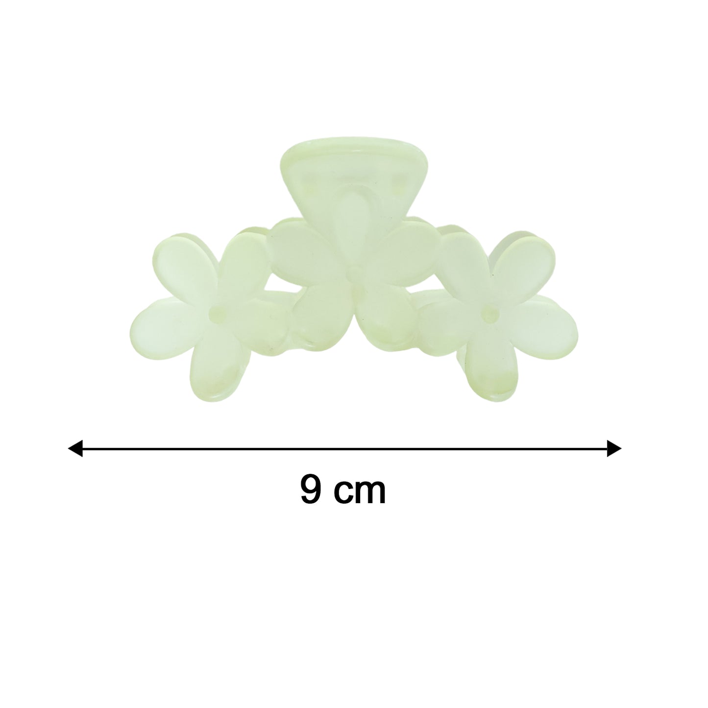 Luxury Leaf Design Pearl Hair Claw Clip For Women (1 Pc)