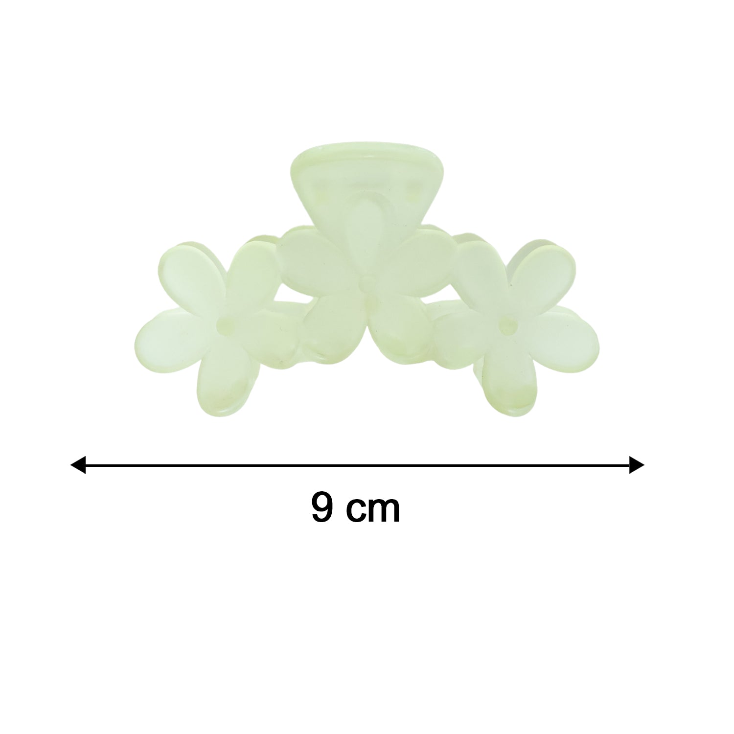 Luxury Leaf Design Pearl Hair Claw Clip For Women (1 Pc)