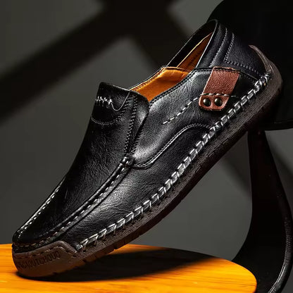 Anti Skid Brown Semi Formal Shoes - Size = 7