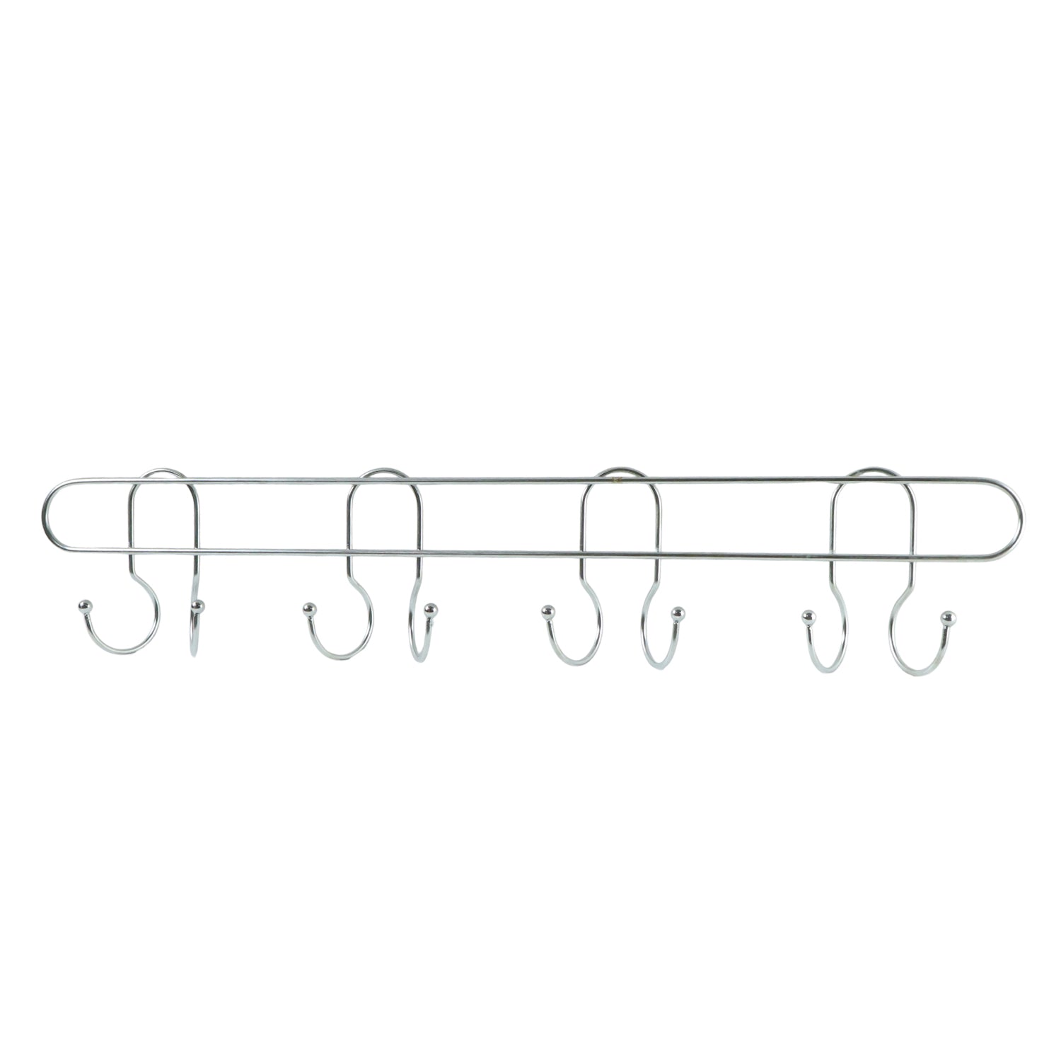 Heavy Duty Stainless Steel Wall Mounted Hook Rack (1 Pc)