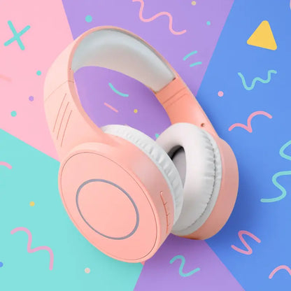 wireless over-ear bluetooth headphones with soft cushioned earmuffs foldable stereo headset with built-in mic, - Foldable Design, Cable Management Clips, Compact Mini Size