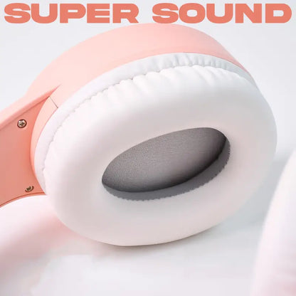 wireless over-ear bluetooth headphones with soft cushioned earmuffs foldable stereo headset with built-in mic, - Foldable Design, Cable Management Clips, Compact Mini Size