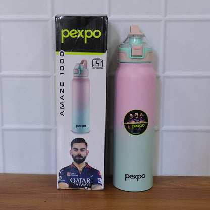 Pexpo Amaze Hot  Cold Insulated Stainless Steel Water Bottle - 1000 Ml