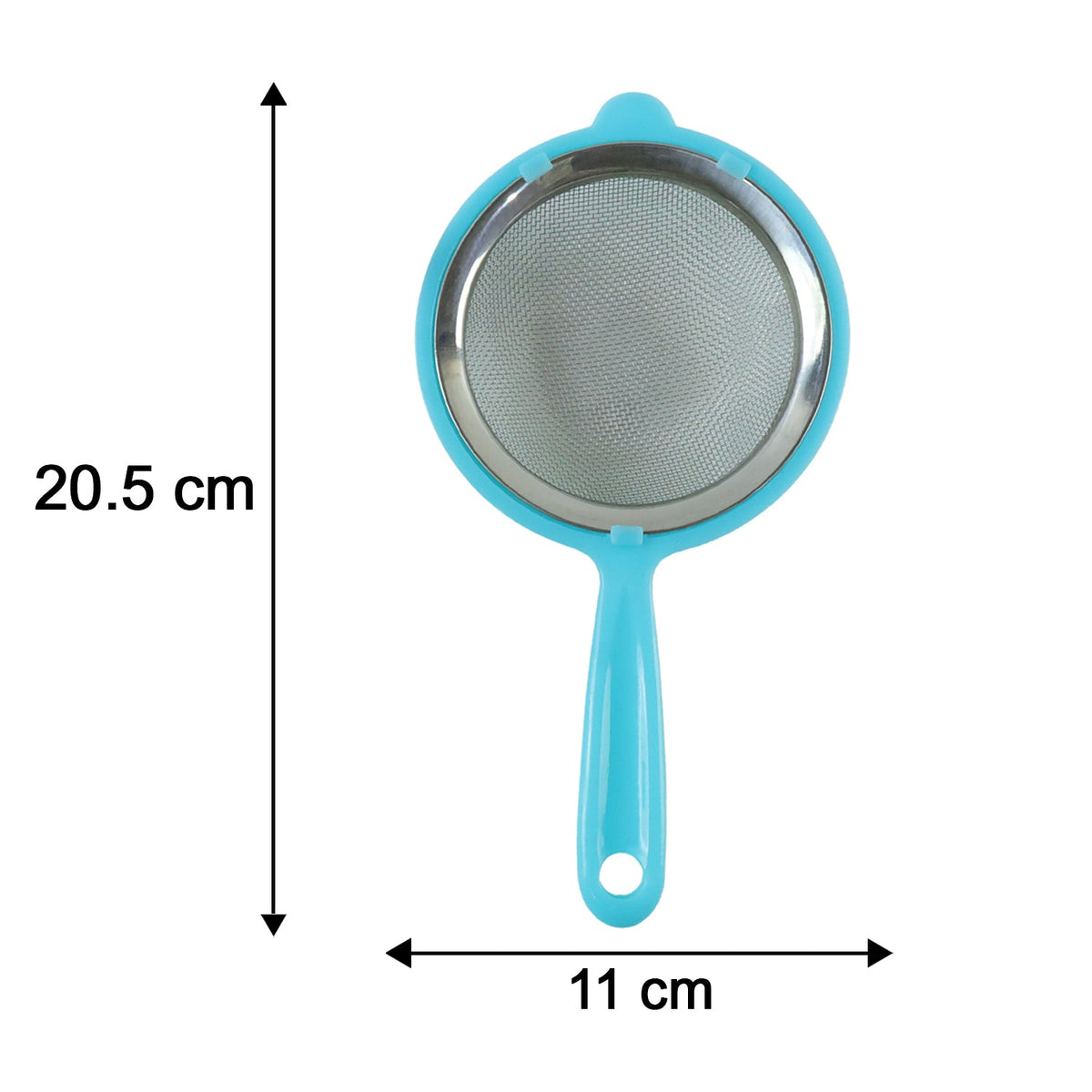 3-in-1 Mesh Tea Filter Strainer Set With Long Handles For Kitchen Use (3 Pc Set)