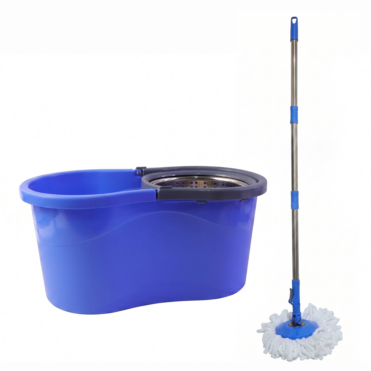 360 Degree Spin Mop Set With Bucket (1 Set 130 Cm Handle)