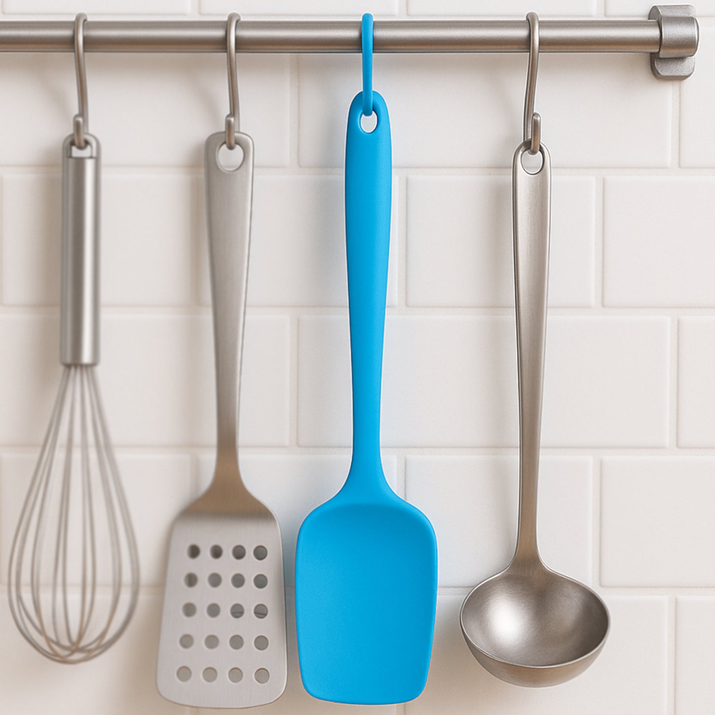 Silicone Spatula For Baking  Cooking (1 Pc)