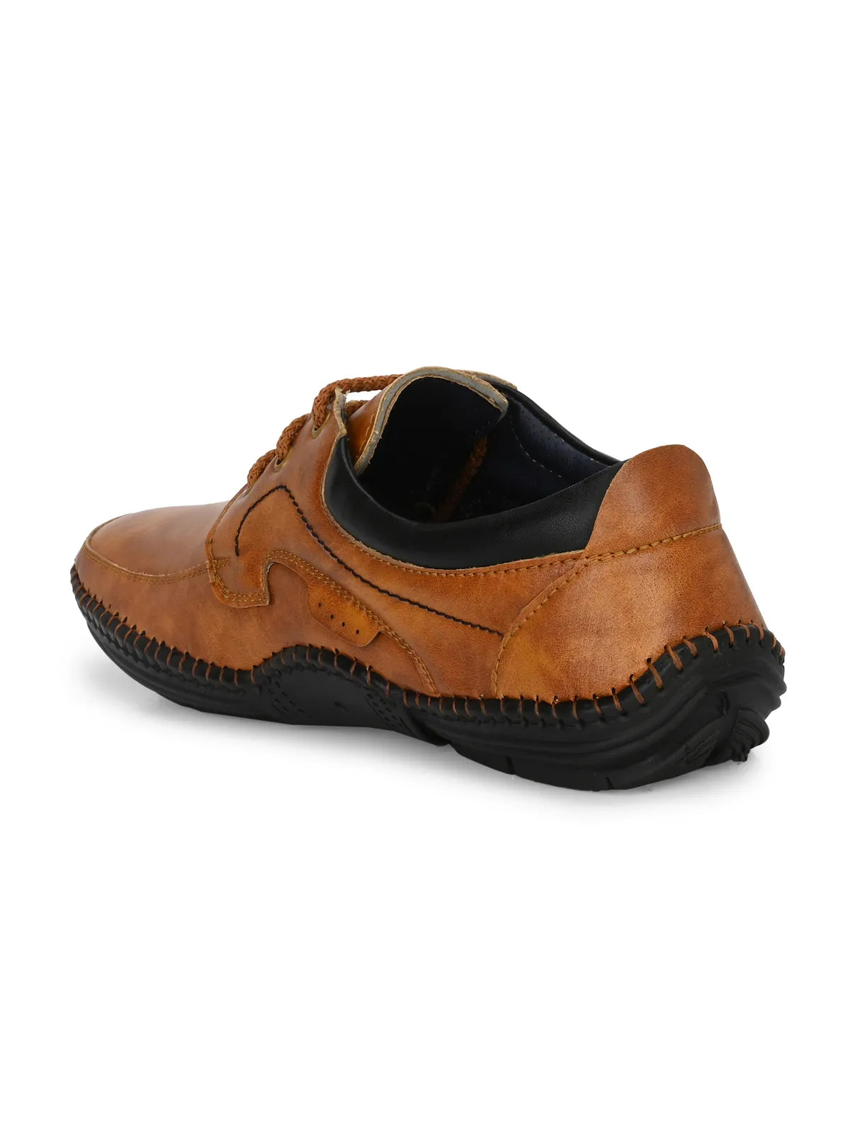 Tan Lightweight Comfort Summer Trendy Premium Stylish Sneakers For Men: Size-10