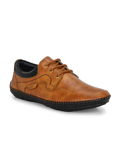 Tan Lightweight Comfort Summer Trendy Premium Stylish Sneakers For Men: Size-10