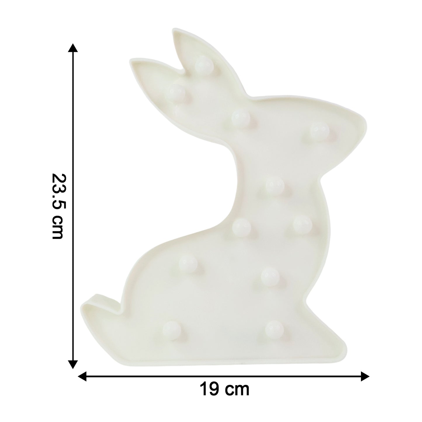 Rabbit Shaped Led Decorative Night Light (1 Pc)