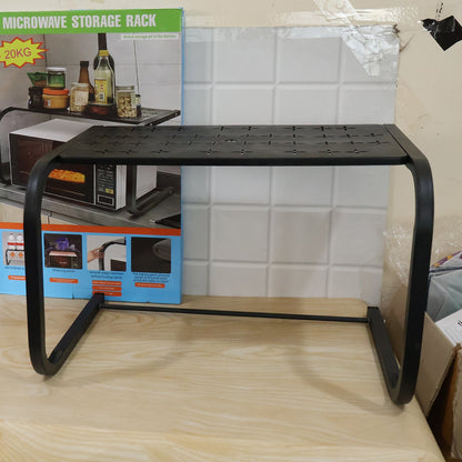 Metal Kitchen Microwave Oven Storage Rack Stand Countertop Organiser (1 Pc)