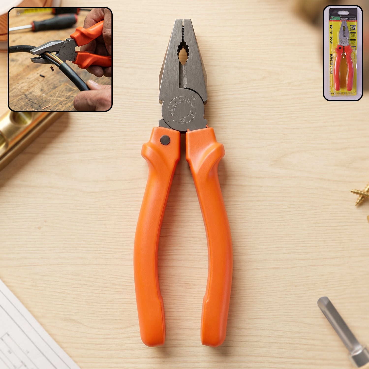 Combination Pliers  Heavy Duty Wire Cutting  Gripping Tool
