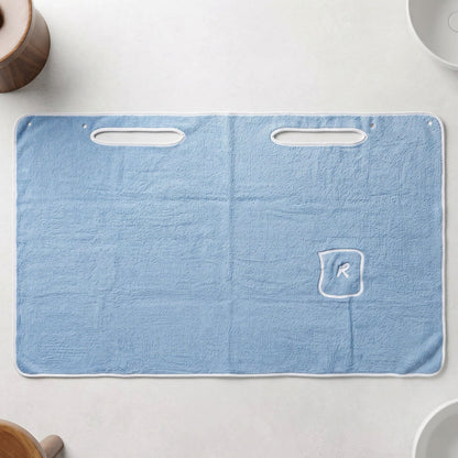 Soft Absorbent Cotton Bath Towel With Wearable Wrap And Handy Side Pocket (1 Pc)