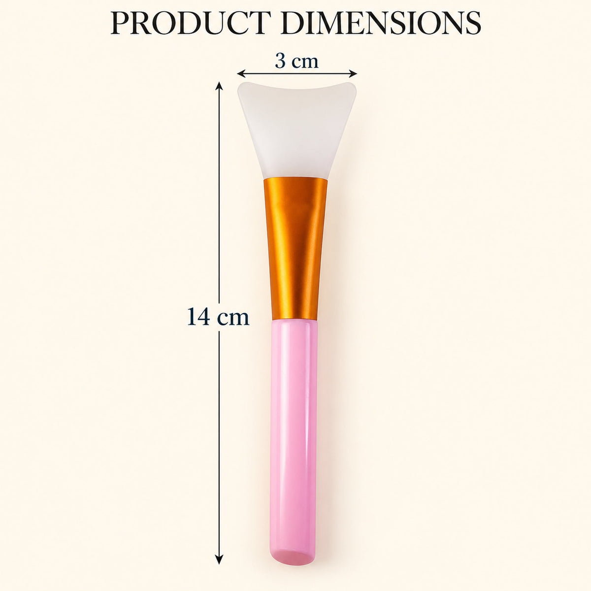 Wukusy silicone face mask brush set with three tools for even skincare application at home or salon, in vibrant colors.