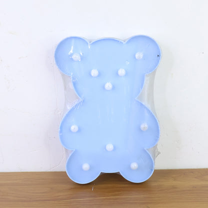 Teddy Bear Shape Led Decorative Night Light (1 Pc)
