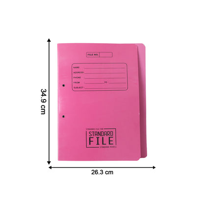 Wukusy premium spring file folder with metal clip, 35x25 cm office document holder for organizing papers and files.