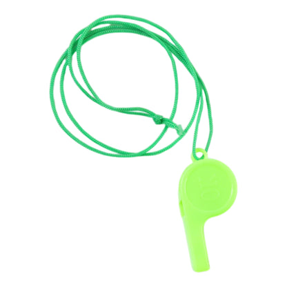Plastic Sports Whistle With Neck Lanyard Loud Safety Whistle (1 Pc Mix Color)