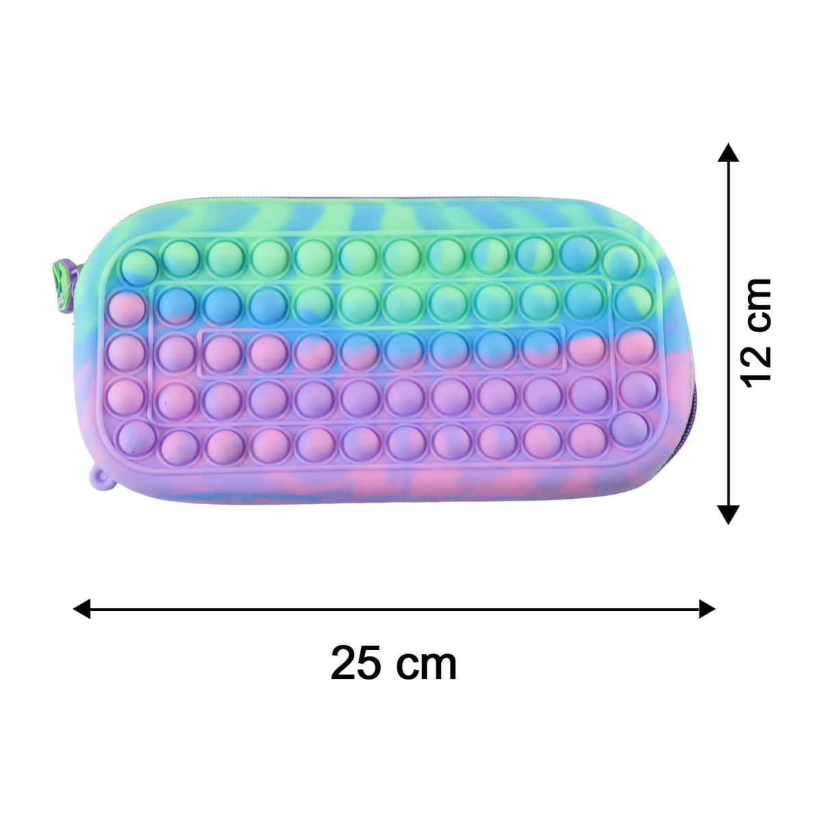 Pop It Silicone Pencil Pouch  Fun  Stress-relief Fidget Toy