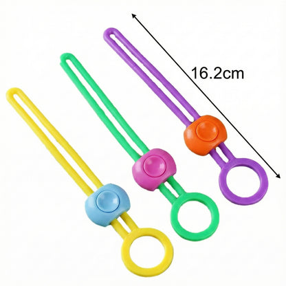Wukusy reusable silicone food bag sealing clips with locking mechanism, set of 3 for secure kitchen storage.