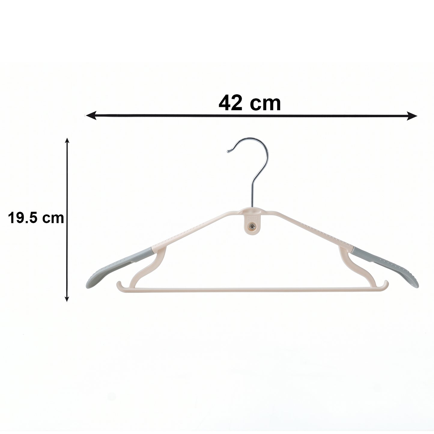 Durable Plastic Clothes Hangers Set (5 Pc Set)
