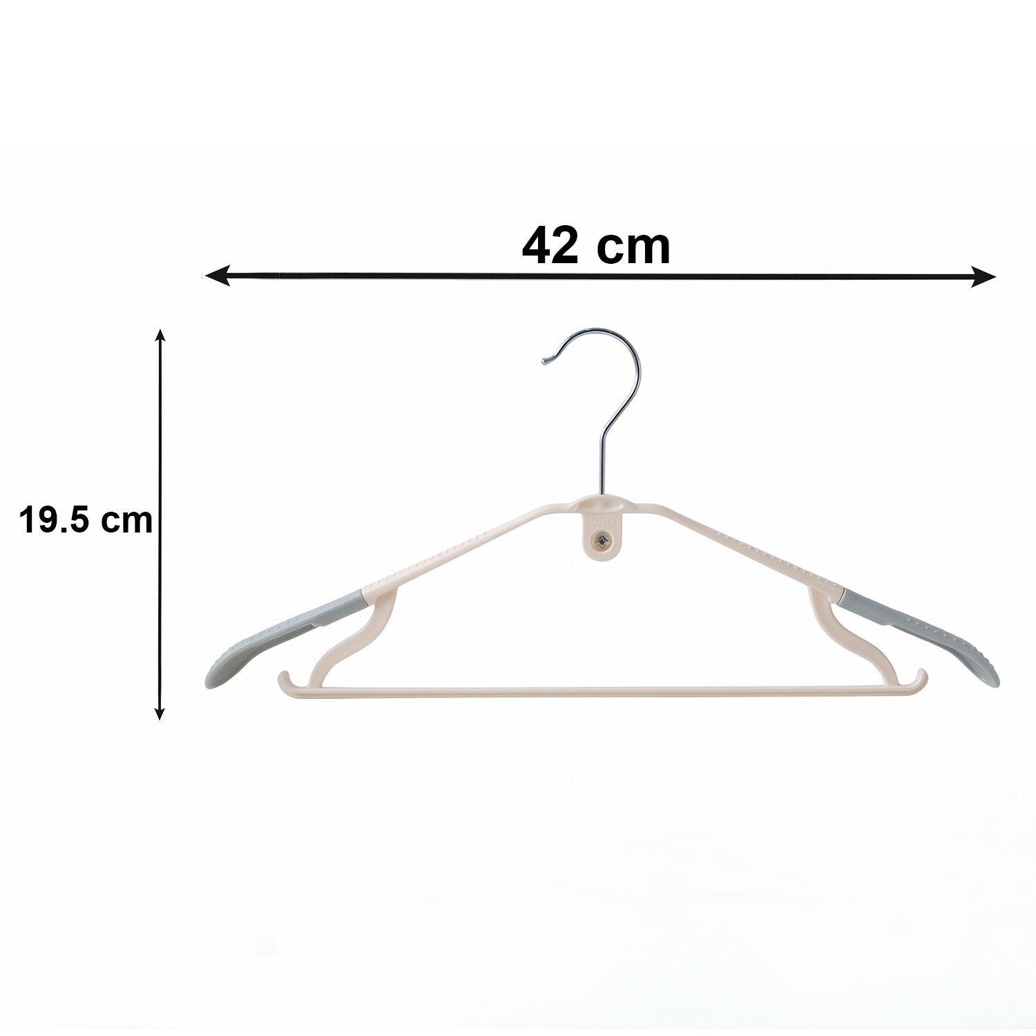 Durable Plastic Clothes Hangers Set (5 Pc Set)