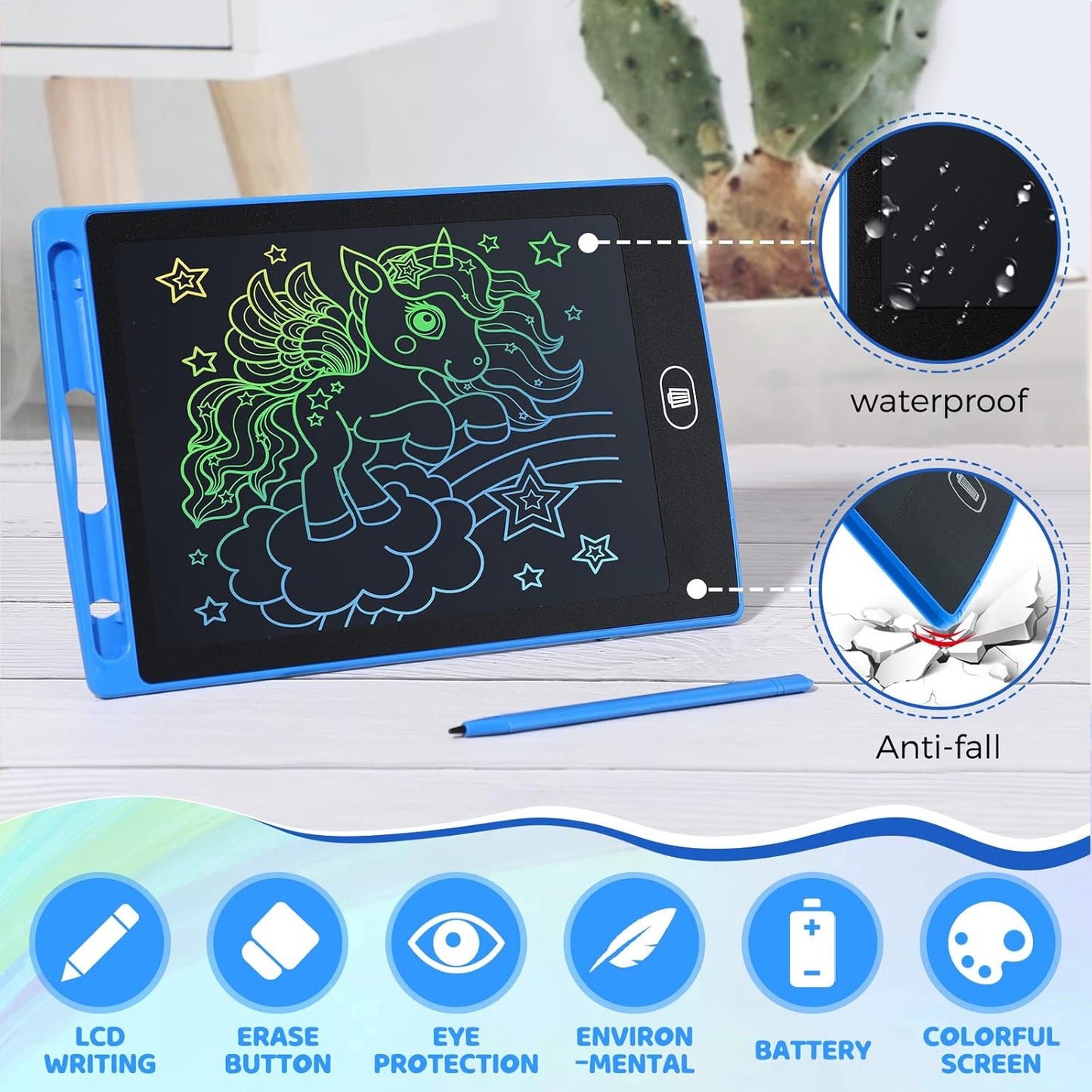 10.5 Inch Lcd Writing Tablet Digital Drawing Pad (1 Pc)