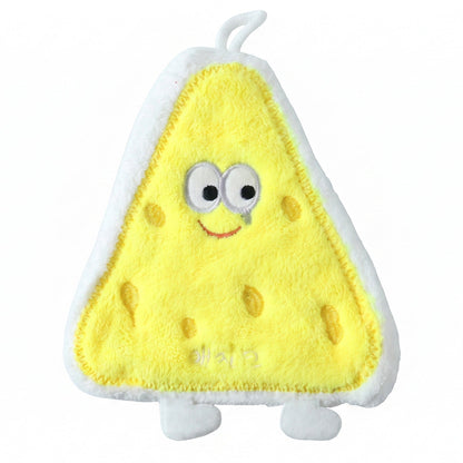 Wukusy cartoon microfiber hanging hand towel featuring quick-dry kitchen wipe cloth with colorful cartoon design.