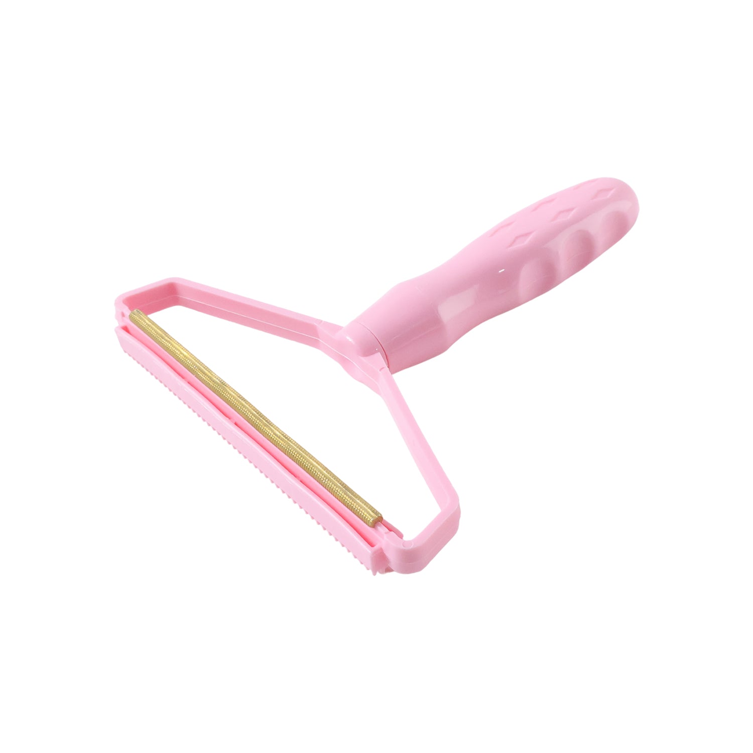 Wukusy reusable lint remover fabric hair roller with handle, used for removing lint and pet hair from clothing and upholstery.