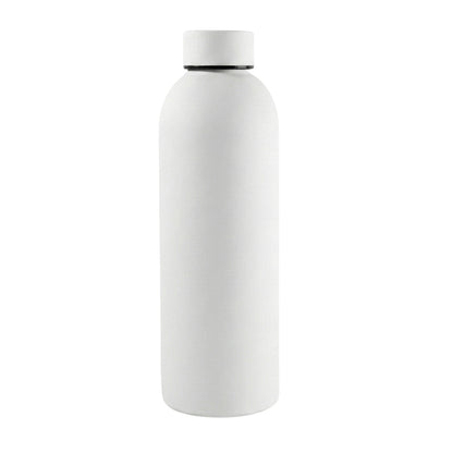 Stainless Steel Double Wall Vacuum-insulated Drink Water (White  500 Ml Approx)