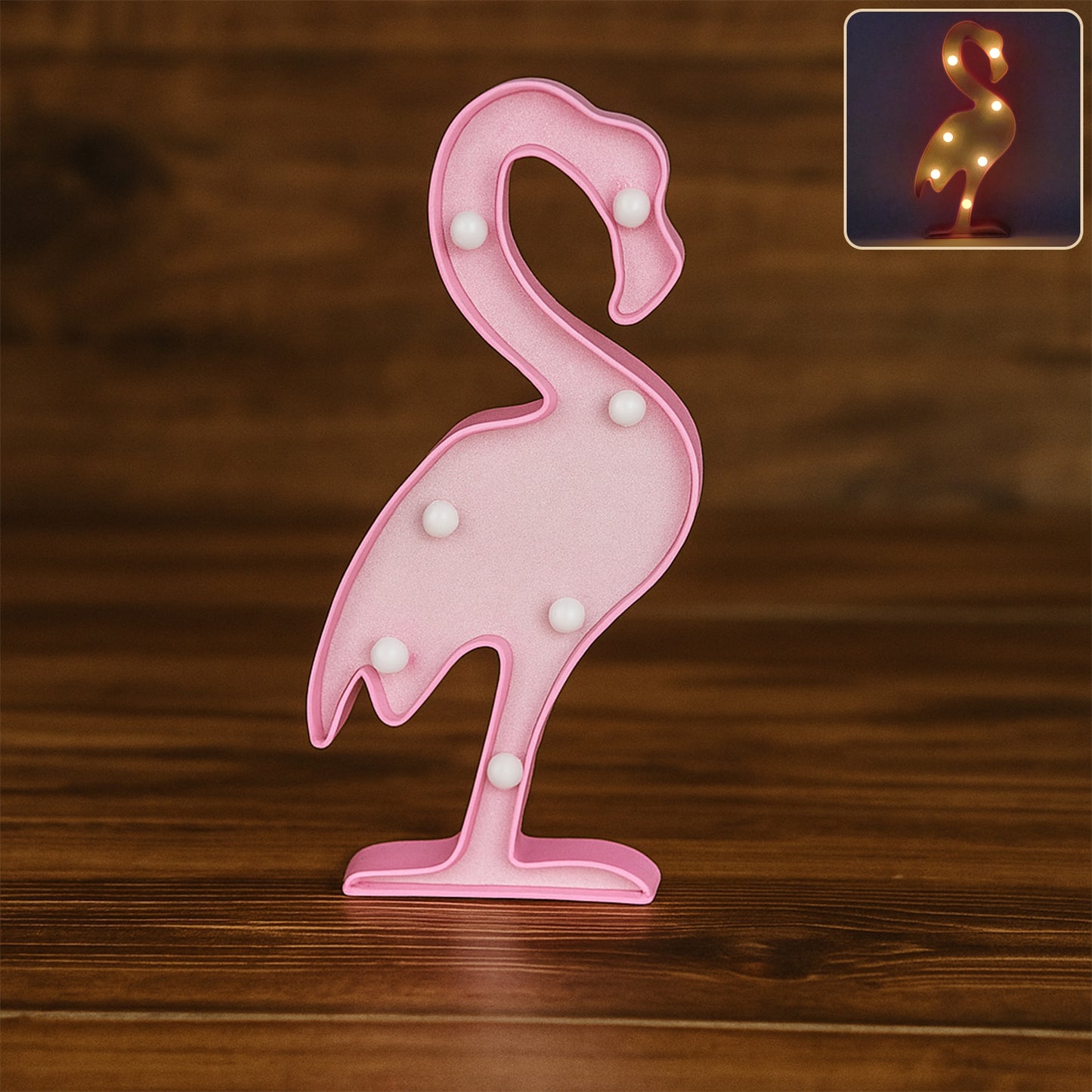 Flamingo Shape Led Decorative Night Light (1 Pc)