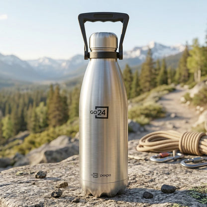 Pexpo Echo Vacuum Insulated Hot  Cold Stainless Steel Water Bottle 1500 Ml