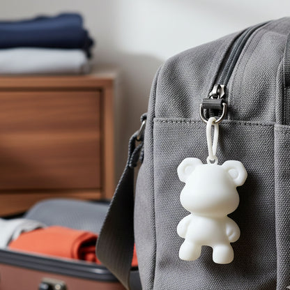 Cute Bear Shape Mini Figure Keychain (1 Pc)