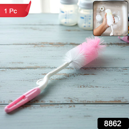 Bottle  Nipple Cleaning Brush With 360 Rotary Handle (1 Pc)