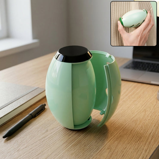 Reusable Wukusy lint roller for clothes and furniture, eco-friendly and easy-to-use for removing lint and pet hair effectively.