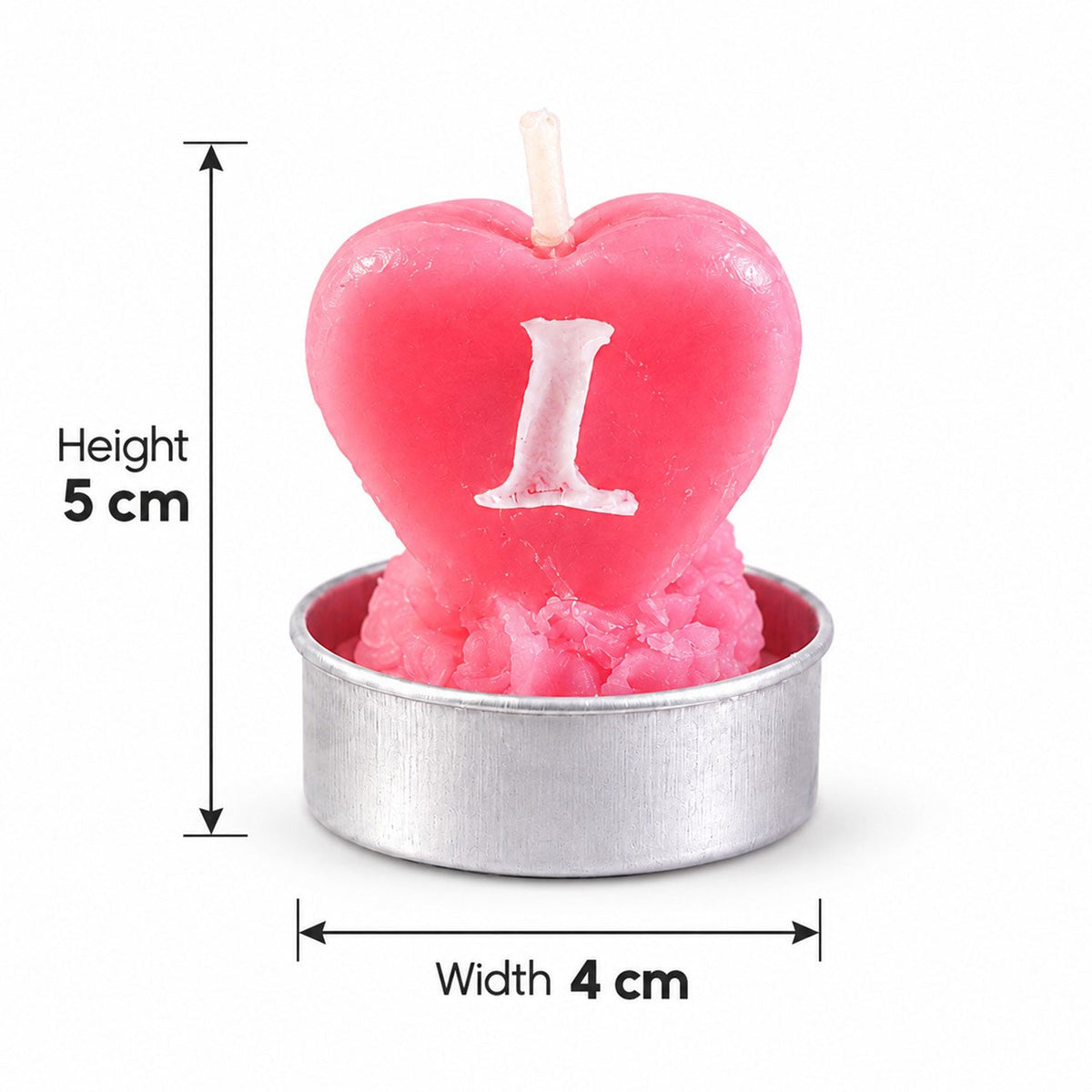 Set of 12 heart-shaped love tealight candles by Wukusy for romantic table decoration, with warm glow and decorative design.